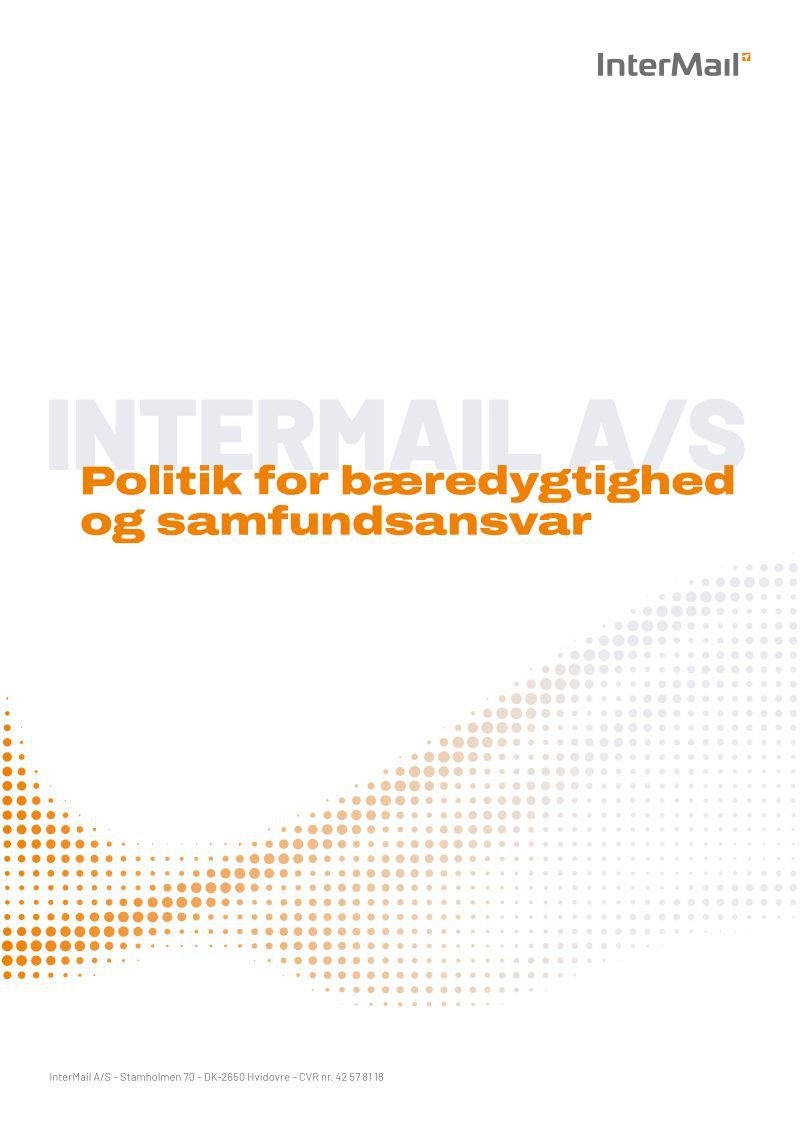 Politik for bæredygtighed og samfundsansvar