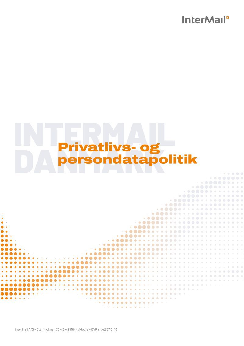 Privatlivs- og persondatapolitik